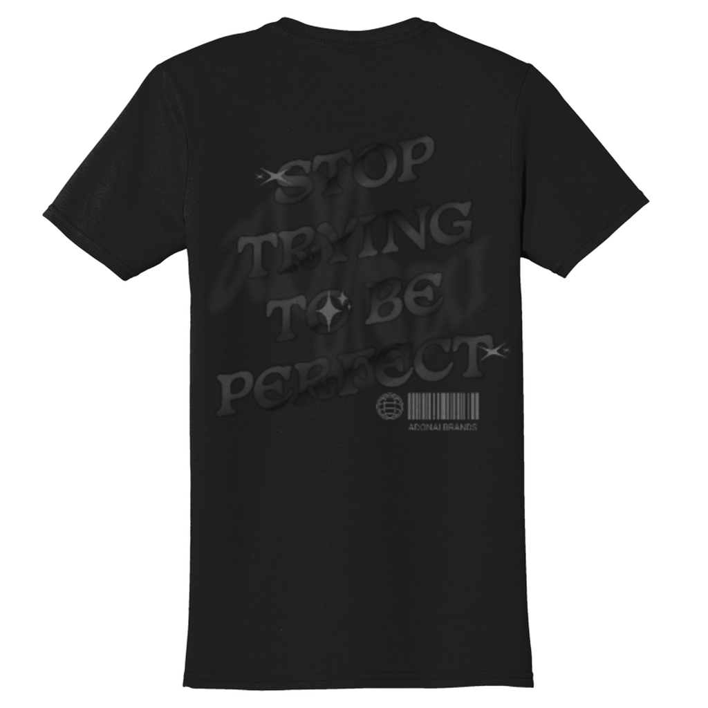 "Give Yourself Grace" Black Adonai T-Shirt, Back Print