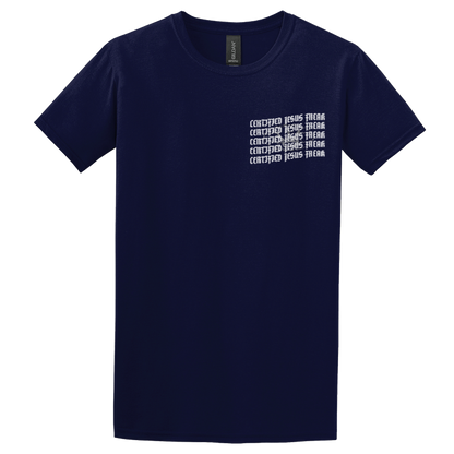 "Holy Roller/CJF" Navy Adonai T-Shirt, Front Print