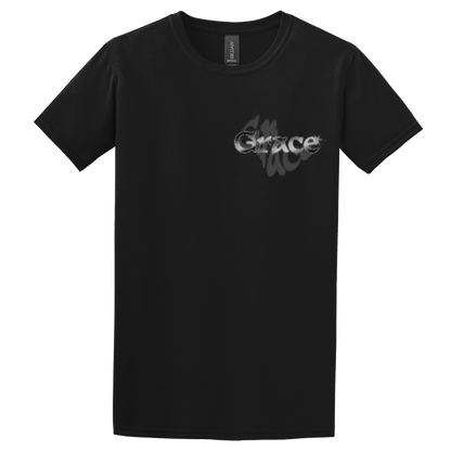 "Give Yourself Grace" Black Adonai T-Shirt, Front Print