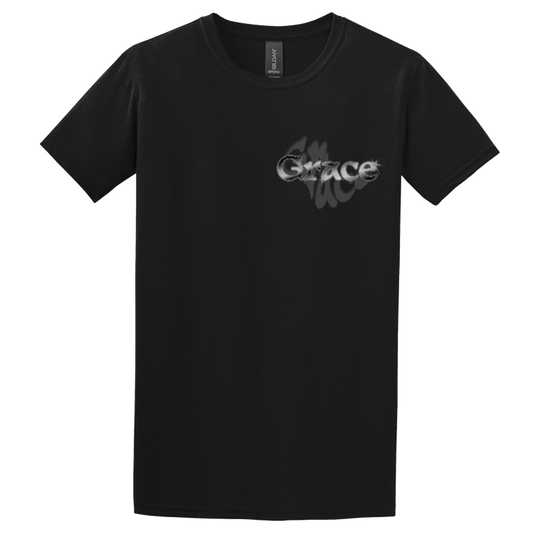 "Give Yourself Grace" Black Adonai T-Shirt, Front Print