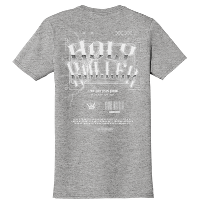 "Holy Roller/CJF" Grey Adonai T-Shirt, Back Print